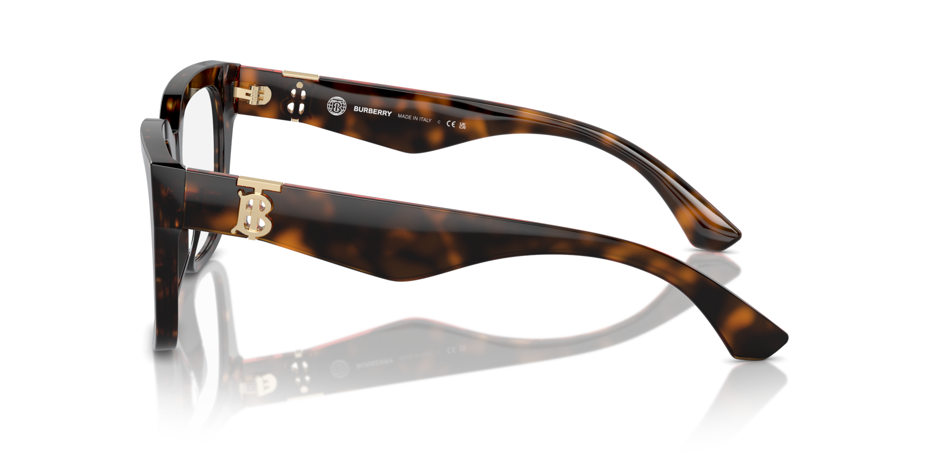 BE2403 Dark Havana AcetateEyeglass Frames for Glasses Direct, Side View