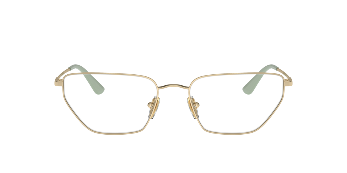 Vogue Eyewear Women's Pale Gold Irregular Metal Eyeglasses Online - Full Rim - Vo4317