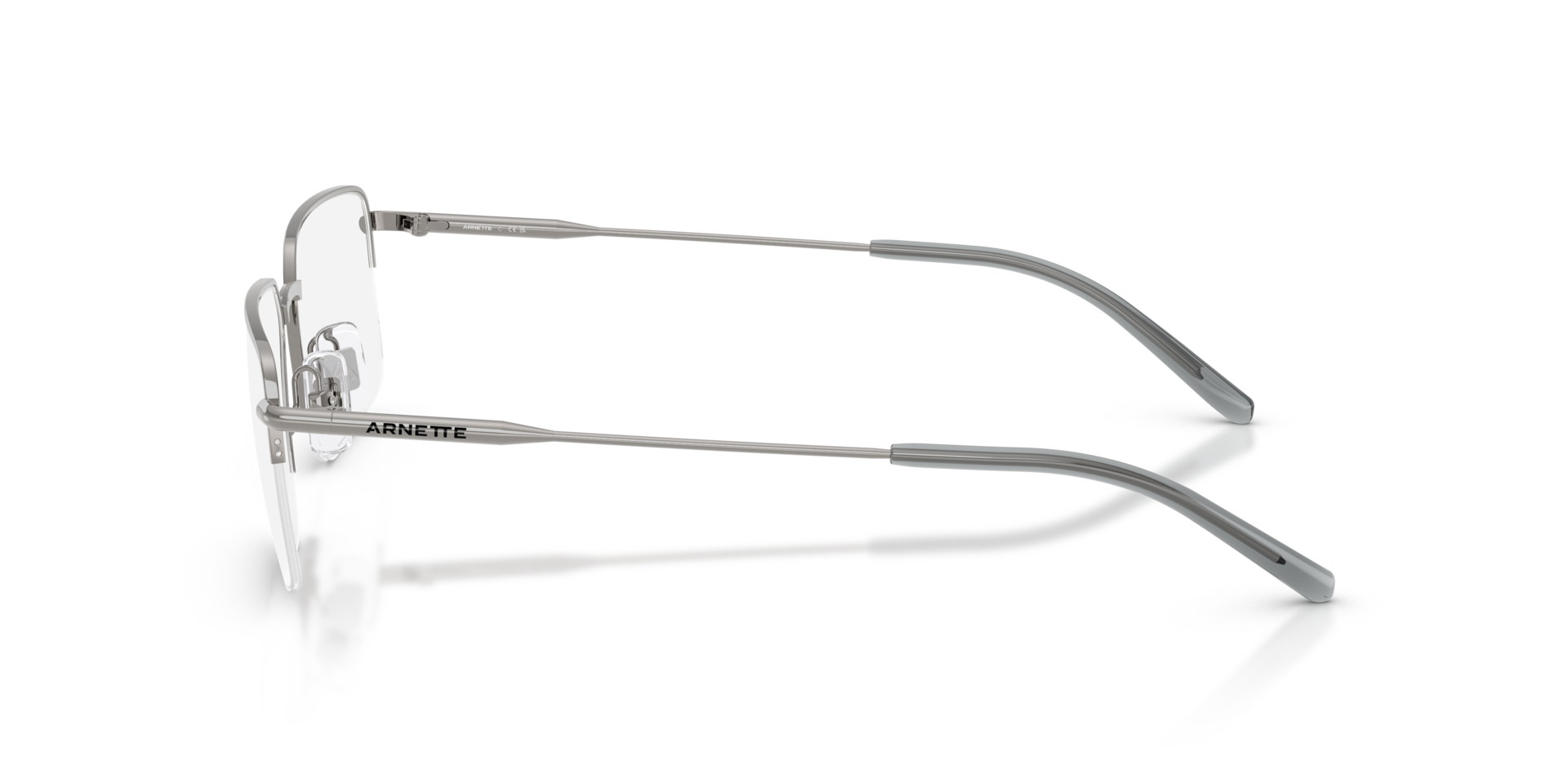 AN6152 Gunmetal MetalEyeglass Frames for Glasses Direct, Side View