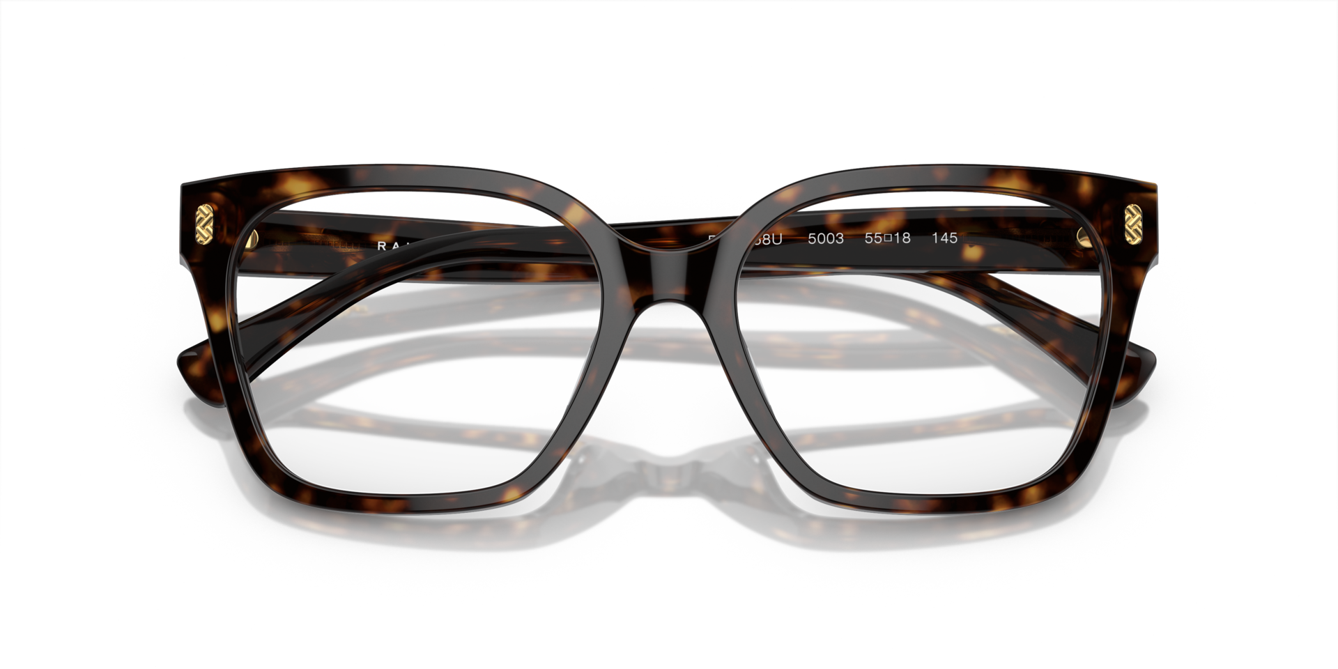 RA7158U Shiny Dark Havana AcetateEyeglass Frames for Glasses Direct, Closed View
