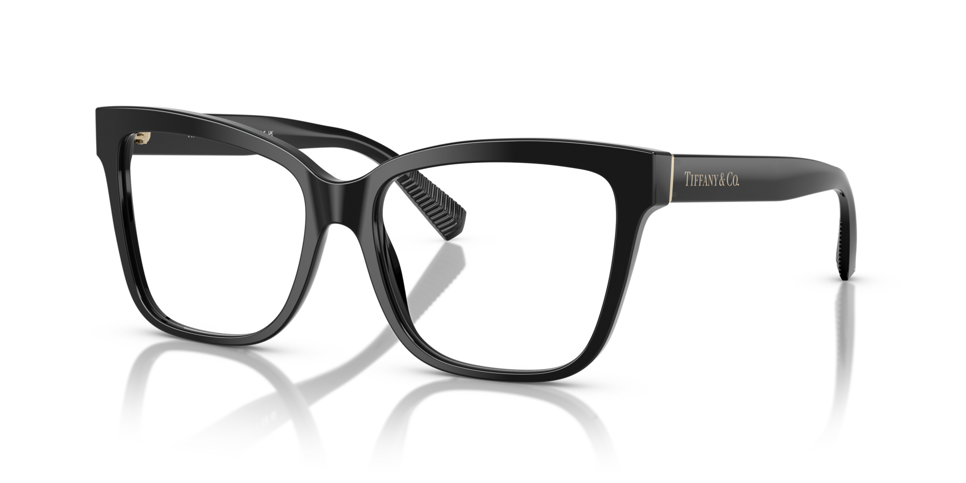 TF2260 Black AcetateEyeglass Frames for Glasses Direct, Angle View