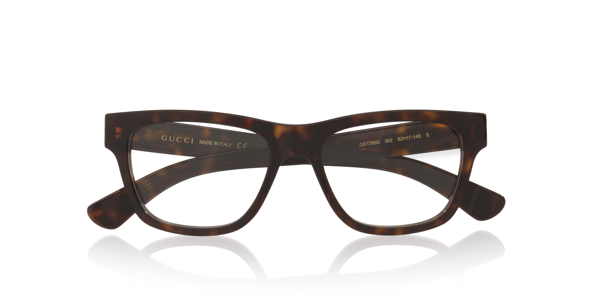 GG1795O Tortoise AcetateEyeglass Frames for Glasses Direct, Closed View