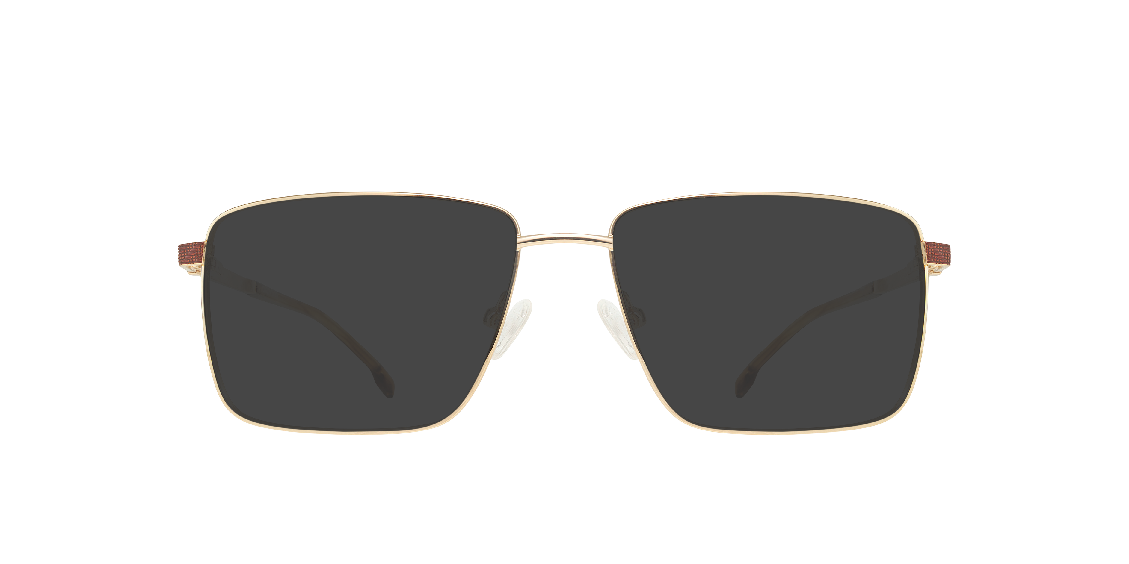 Lincoln Gold & Brown MetalEyeglass Frames for Glasses Direct, with Tinted Lenses
