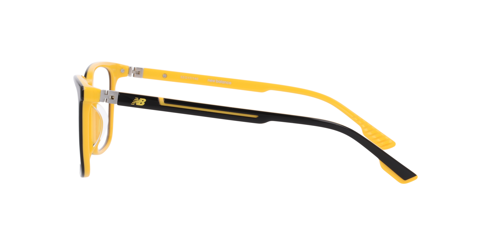 Nb4195 Black Yellow AcetateEyeglass Frames for Glasses Direct, Side View