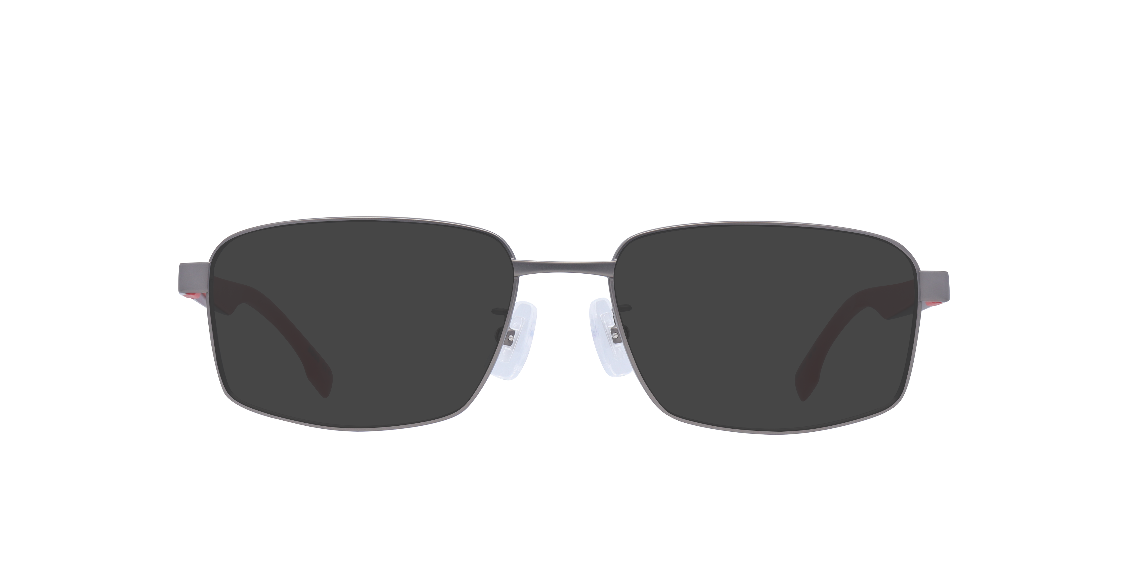 BOSS 1470/F Red Silver MetalEyeglass Frames for Glasses Direct, with Tinted Lenses