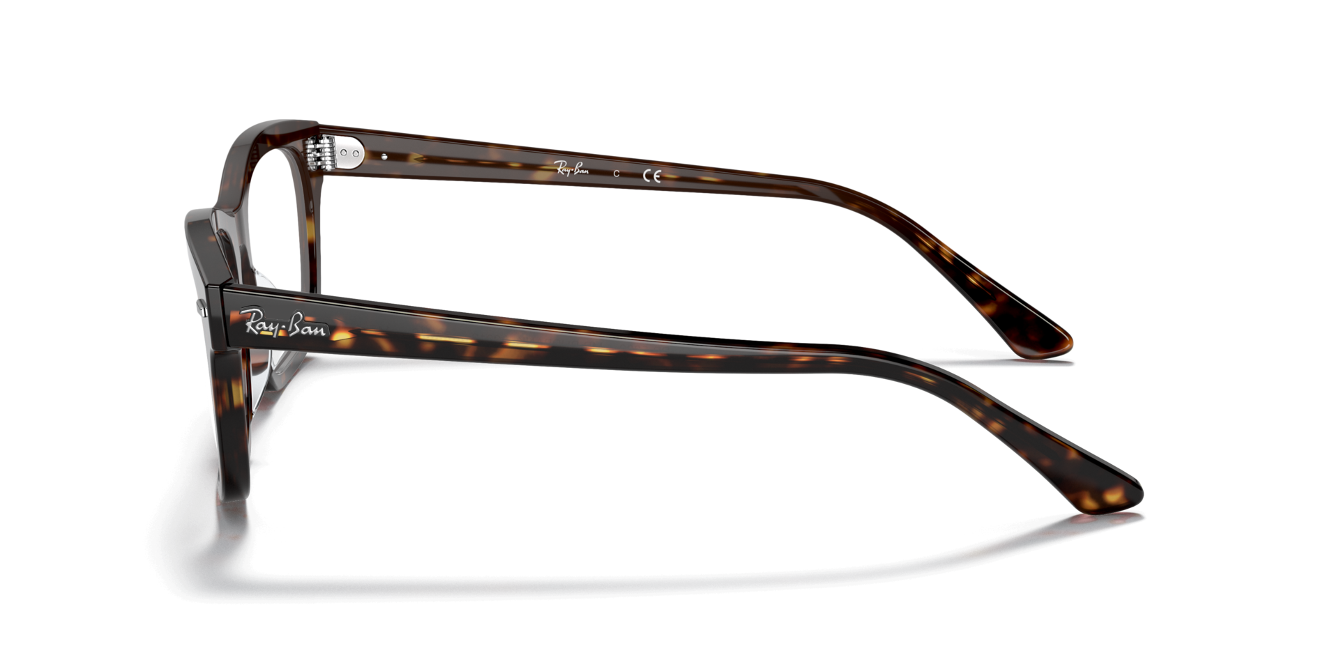 Burbank Optics Havana AcetateEyeglass Frames for Glasses Direct, Side View