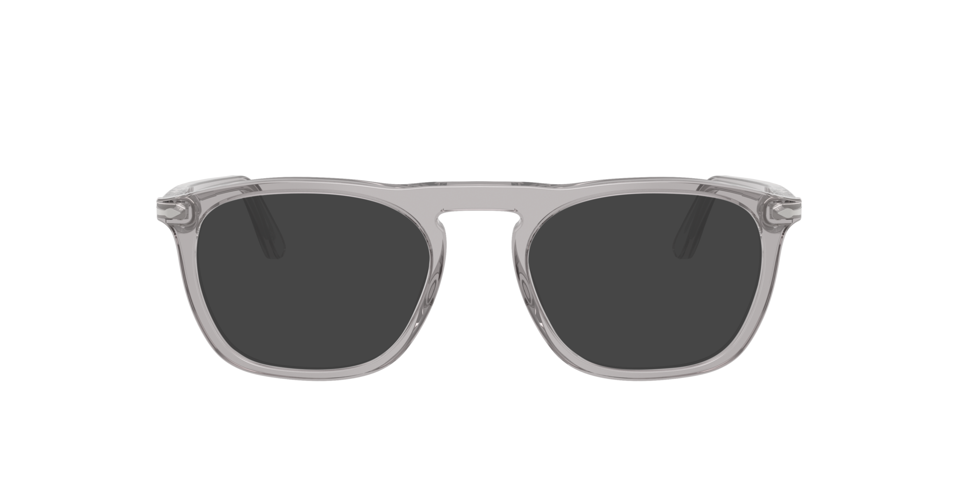 PO3391V Transparent Grey AcetateEyeglass Frames for Glasses Direct, with Tinted Lenses