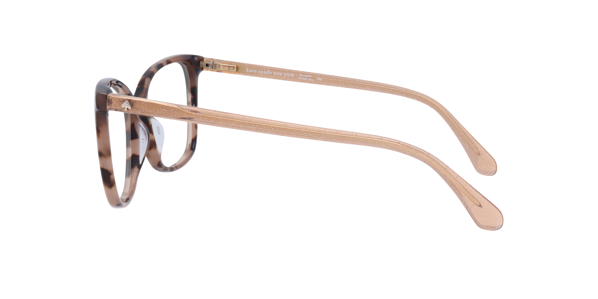 Darcie Tortoise AcetateEyeglass Frames for Glasses Direct, Side View