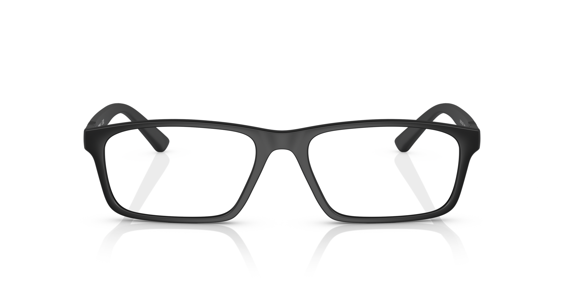 EA3213 Matte Black PlasticEyeglass Frames for Glasses Direct, Front View