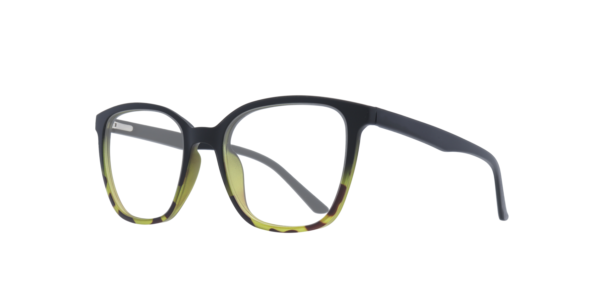 Bentley Matte Gradient Black PlasticEyeglass Frames for Glasses Direct, Angle View