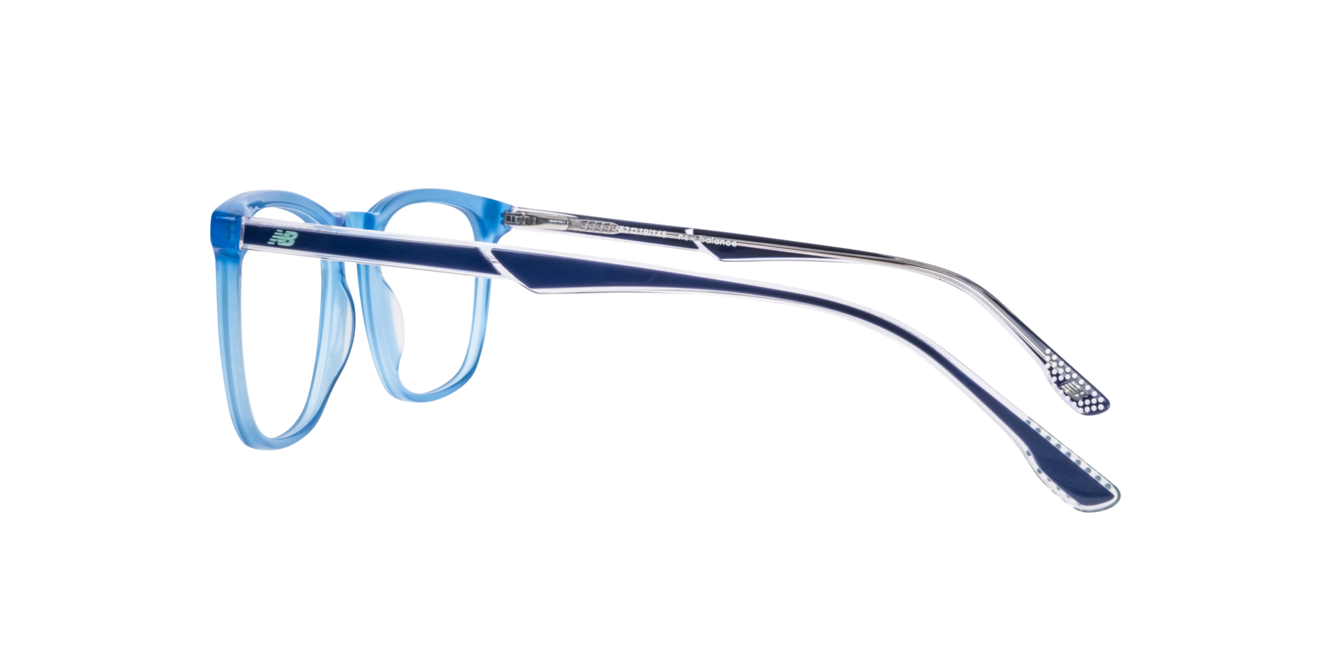 NB4164 Blue AcetateEyeglass Frames for Glasses Direct, Side View