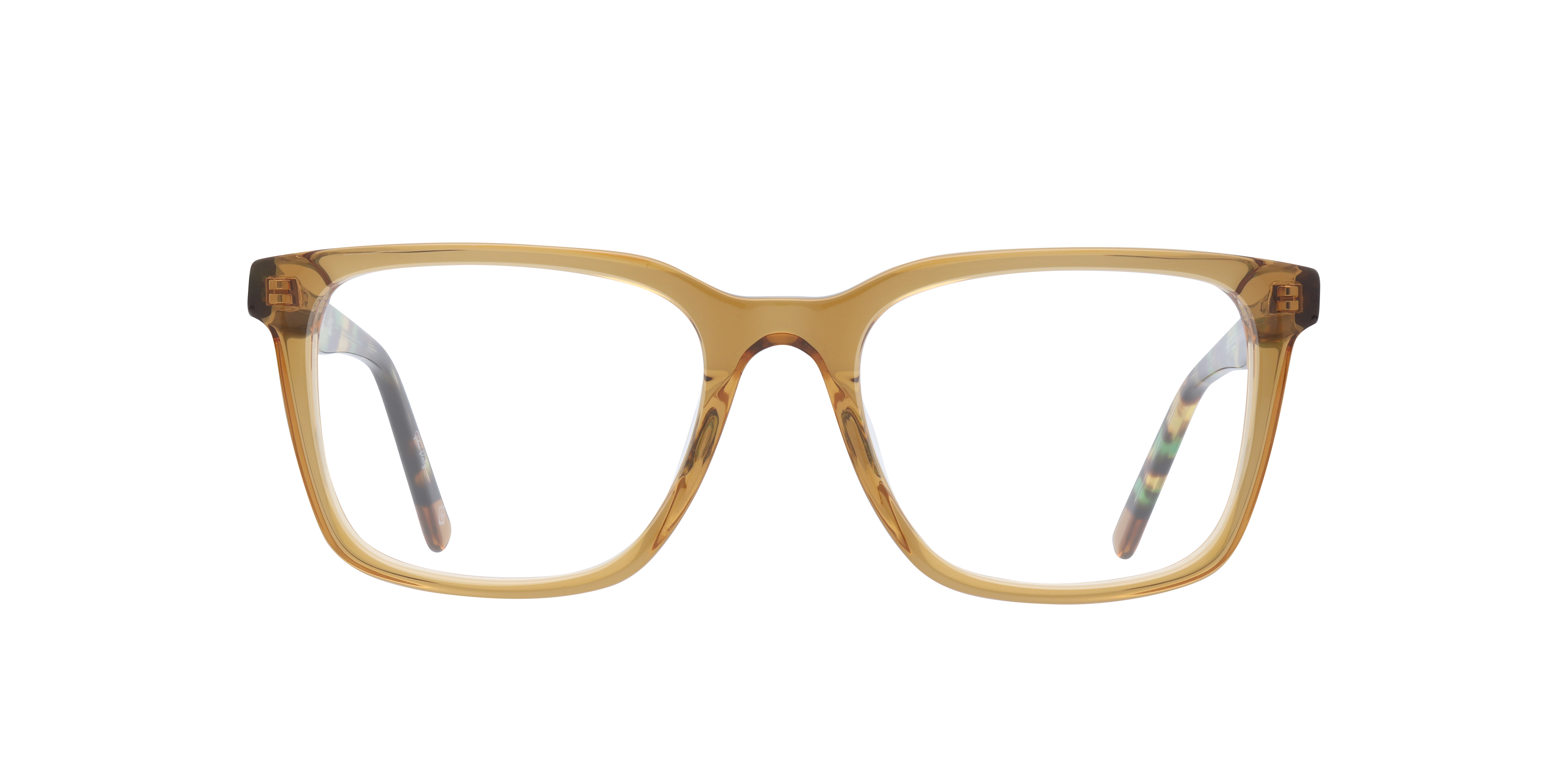 FIFTEEN Brown AcetateEyeglass Frames for Glasses Direct, Front View