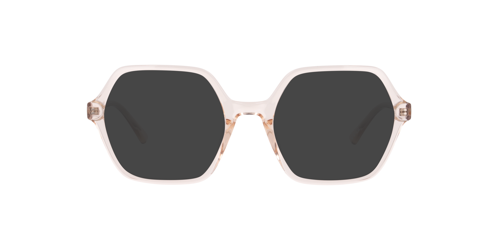 Molly Crystal Nude PlasticEyeglass Frames for Glasses Direct, with Tinted Lenses