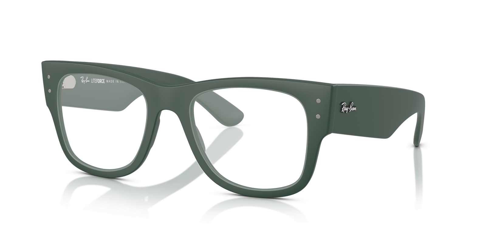 RB7840V Sand Green PlasticEyeglass Frames for Glasses Direct, Angle View