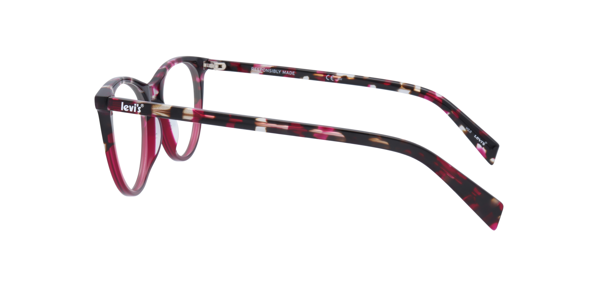 LV 1034 Tortoise AcetateEyeglass Frames for Glasses Direct, Side View