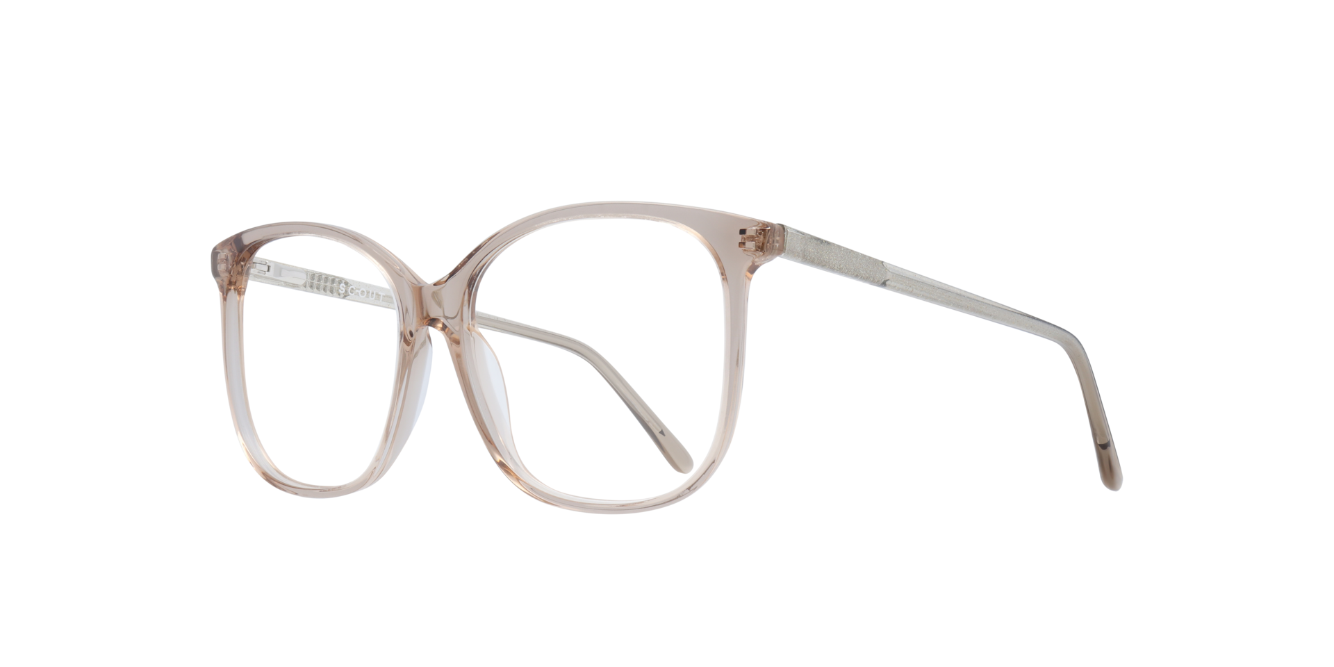 Chelsea Beige AcetateEyeglass Frames for Glasses Direct, Angle View