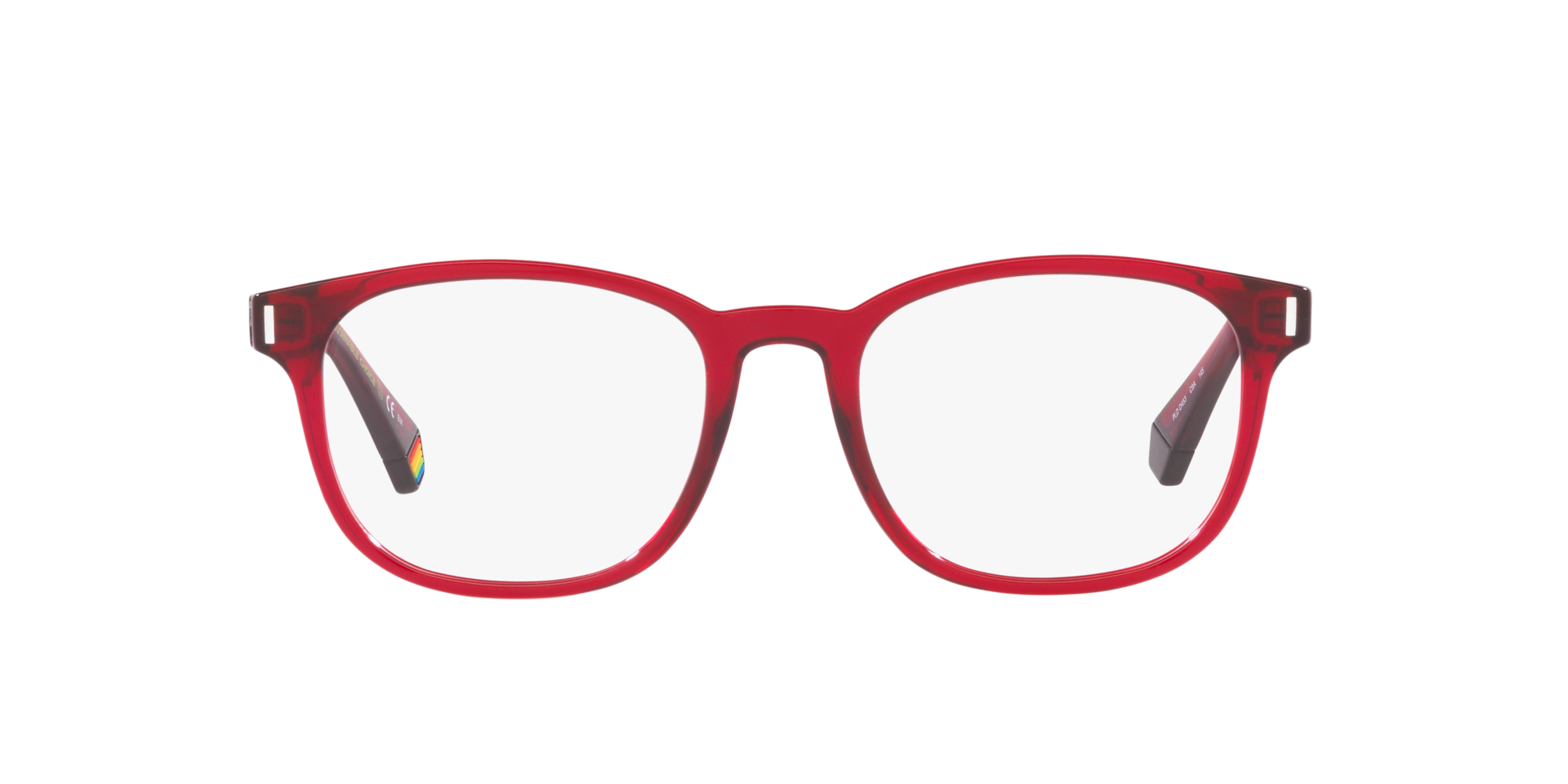 PLD D453 Red PlasticEyeglass Frames for Glasses Direct, Front View