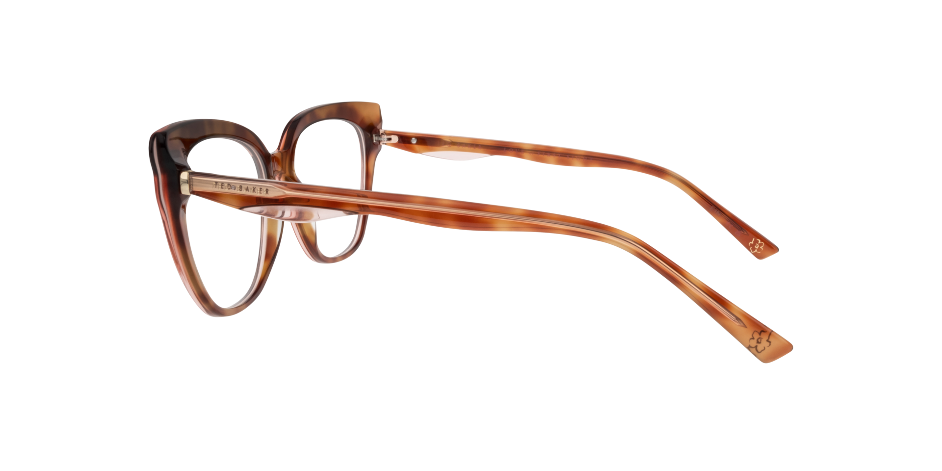 TB9230 Brown AcetateEyeglass Frames for Glasses Direct, Side View