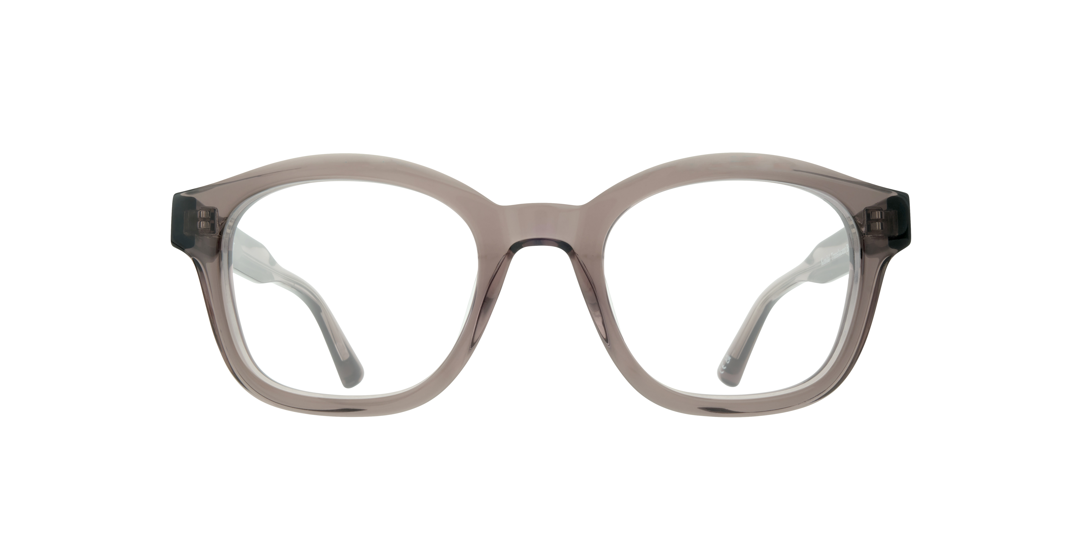 Kendal Translucent Brown AcetateEyeglass Frames for Glasses Direct, Front View