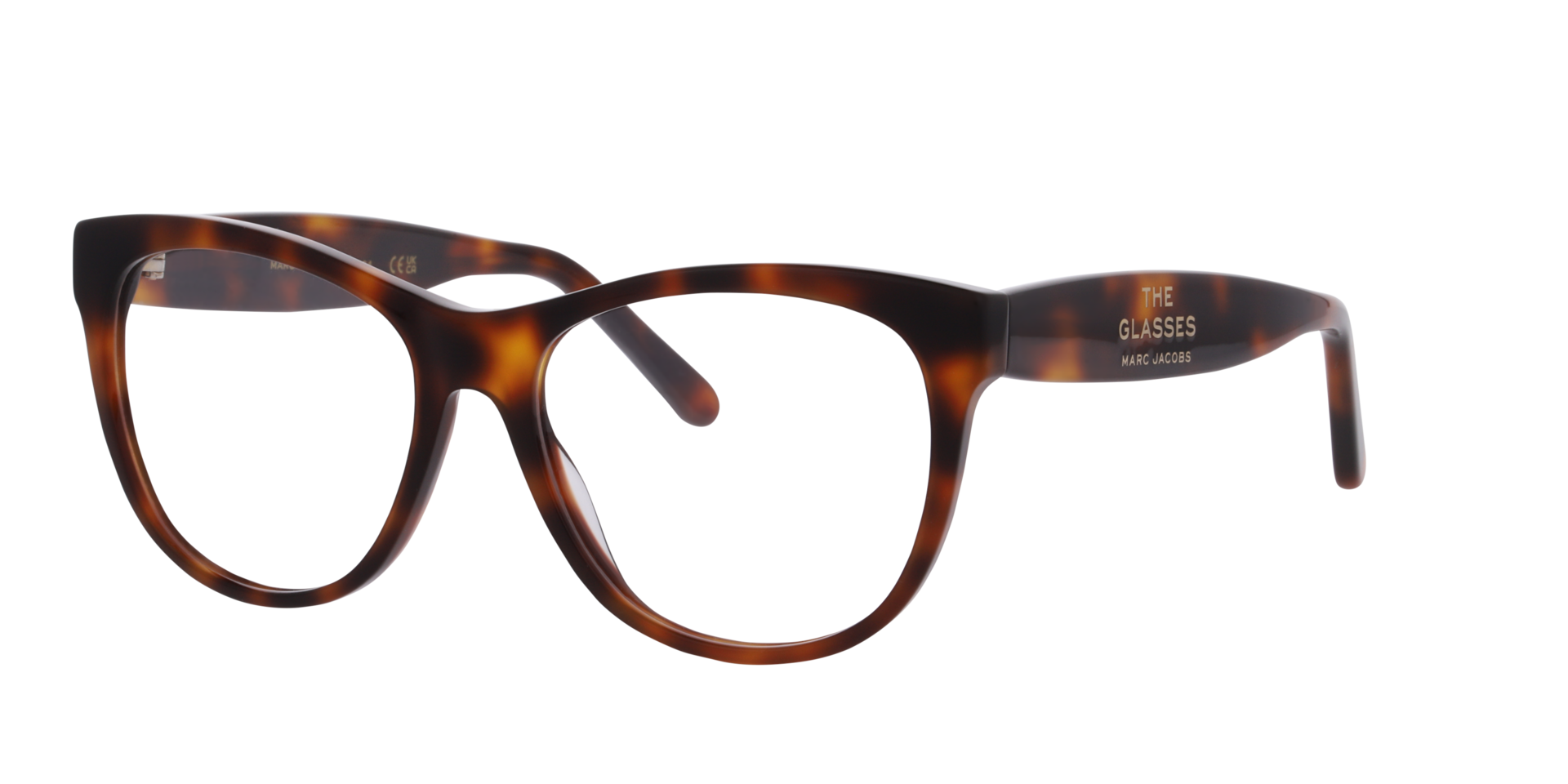 MARC 896 Tortoise AcetateEyeglass Frames for Glasses Direct, Angle View