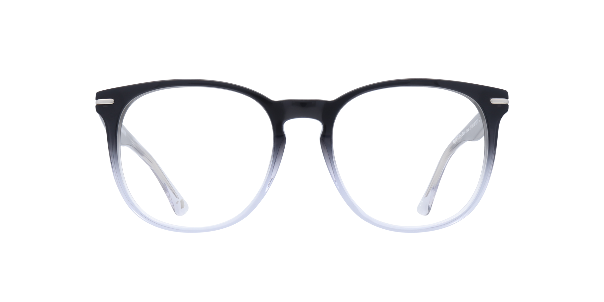 Epping Gradient Black Crystal AcetateEyeglass Frames for Glasses Direct, Front View