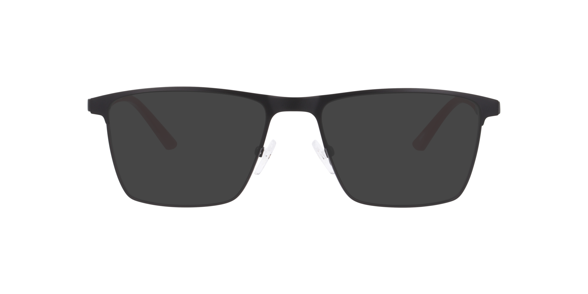 Nb4191 Black Red MetalEyeglass Frames for Glasses Direct, with Tinted Lenses