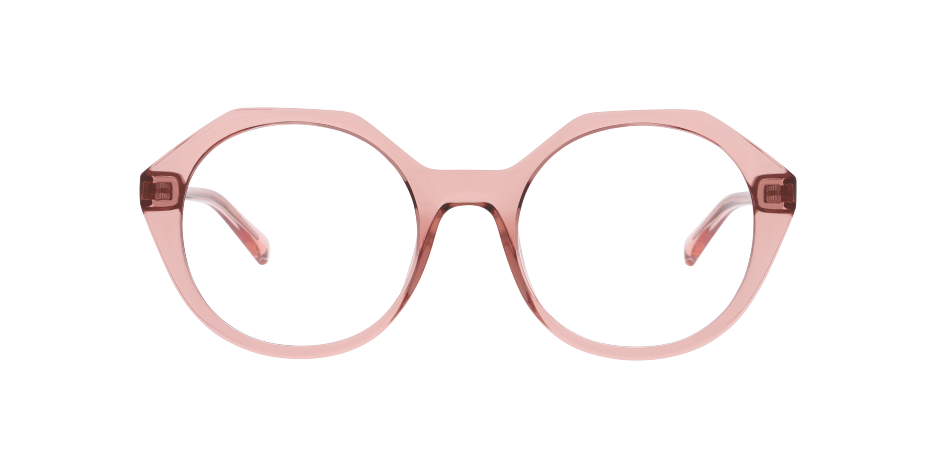 Transparent Nude/Brown Maria -  Plastic