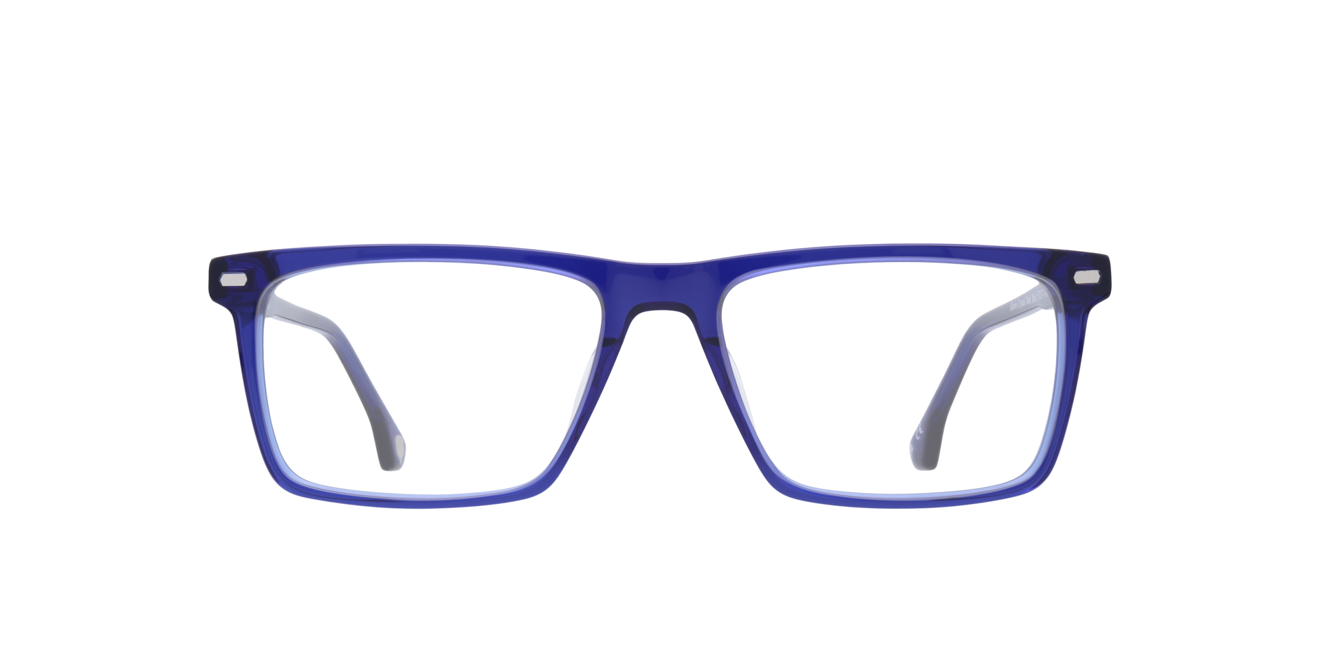 Gavin Crystal Dark Blue AcetateEyeglass Frames for Glasses Direct, Front View