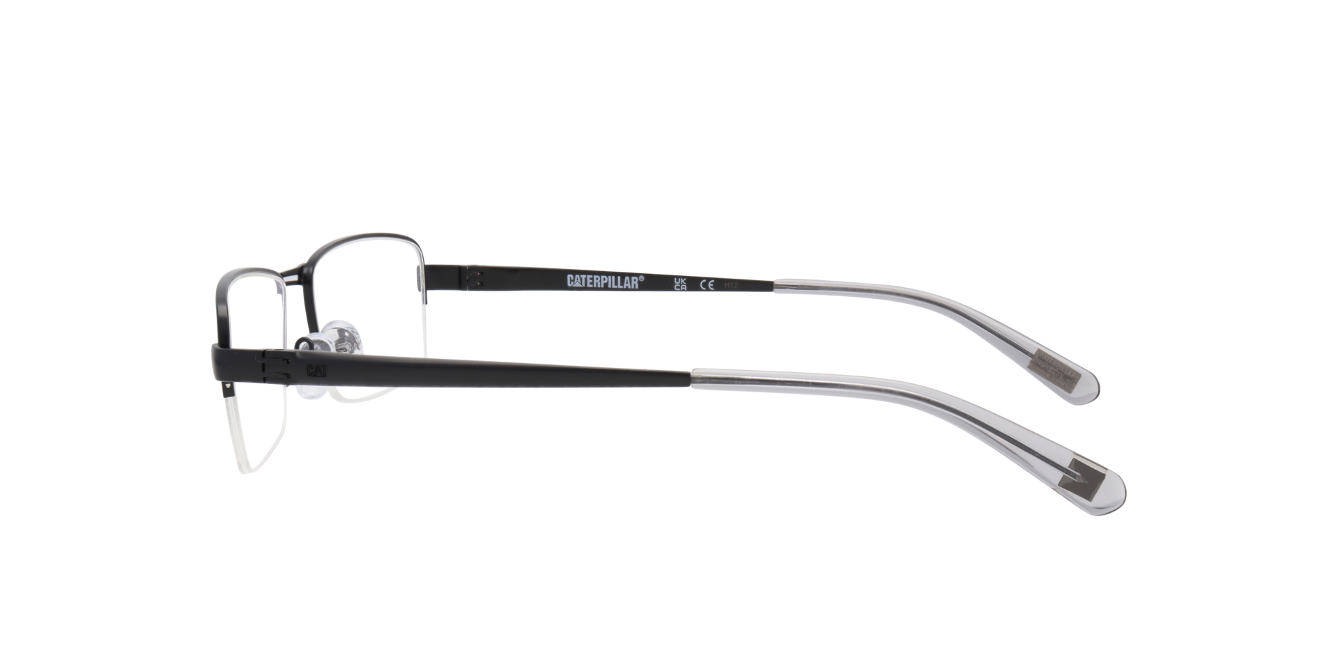 CTO 3012 Black MetalEyeglass Frames for Glasses Direct, Side View