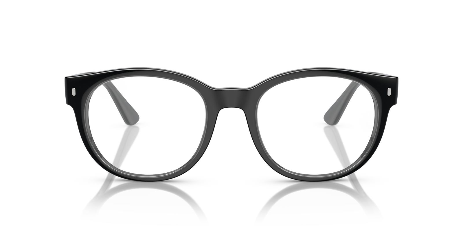 RB7227 Optics Black PlasticEyeglass Frames for Glasses Direct, Front View