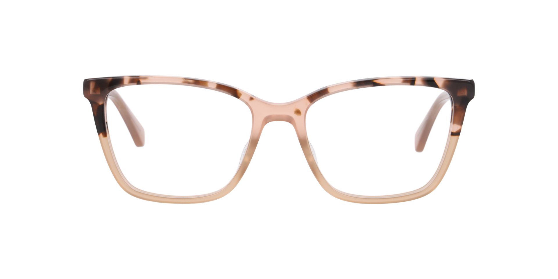 KS JALINDA 2 Tortoise Pink AcetateEyeglass Frames for Glasses Direct, Front View