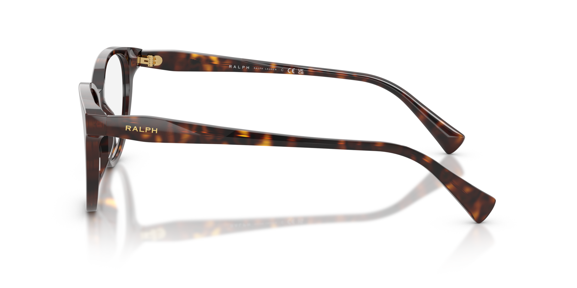 RA7198U Dark Havana Brown AcetateEyeglass Frames for Glasses Direct, Side View