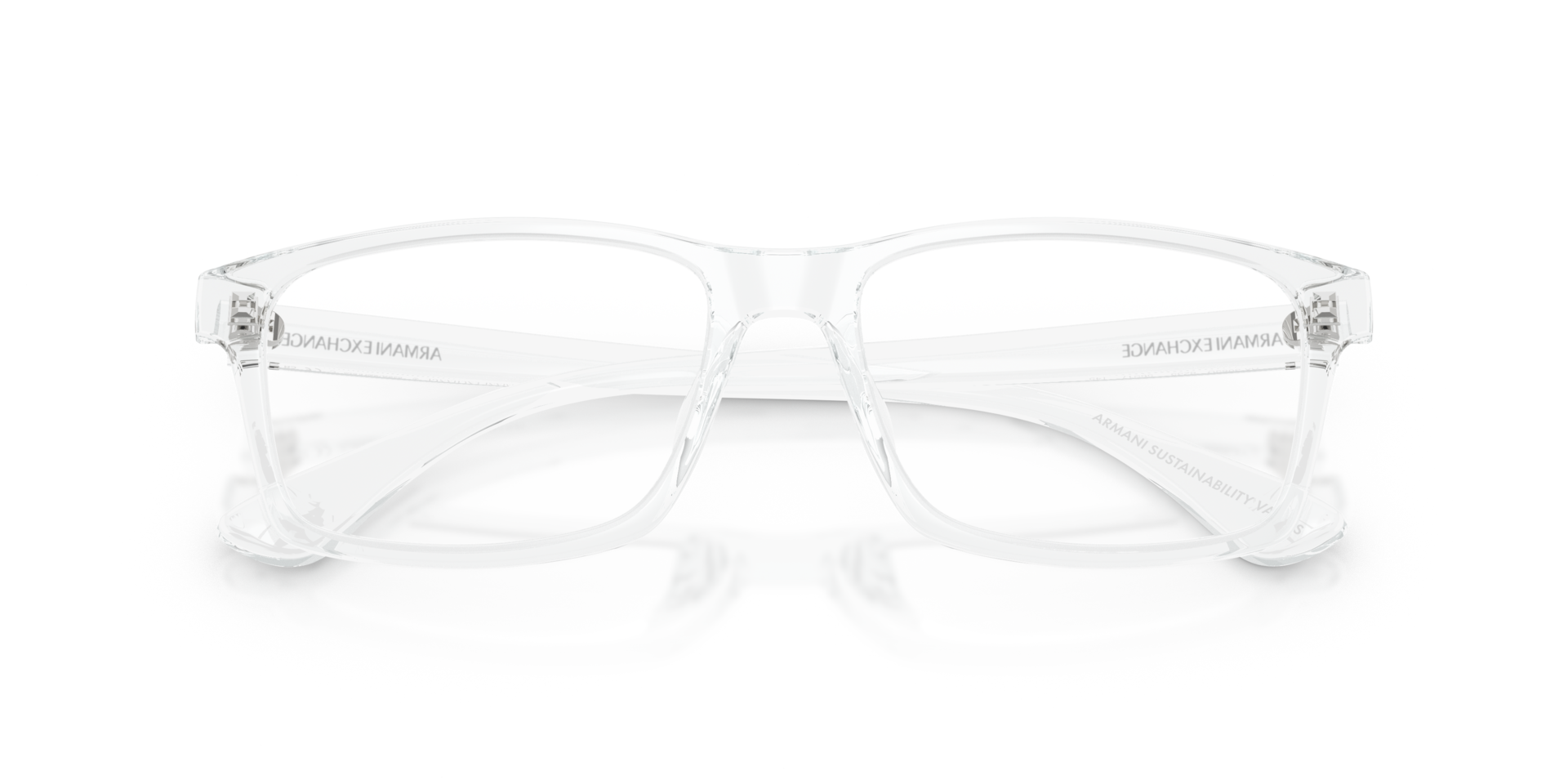 AX3083U Shiny Crystal PlasticEyeglass Frames for Glasses Direct, Closed View