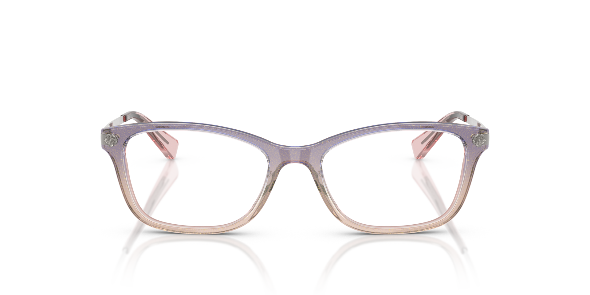 HC6142 Violet Pink Glitter Gradient AcetateEyeglass Frames for Glasses Direct, Front View