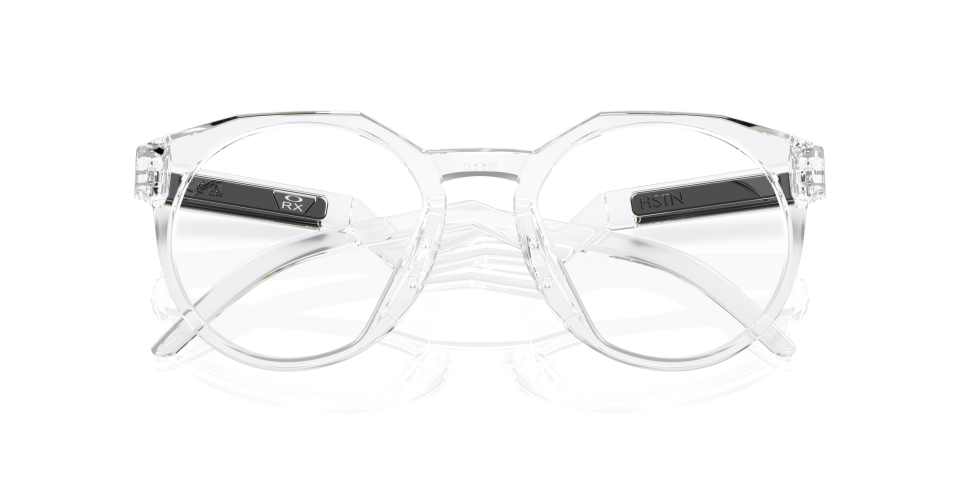 Kylian Mbappé Signature Series HSTN Polished Clear PlasticEyeglass Frames for Glasses Direct, Closed View