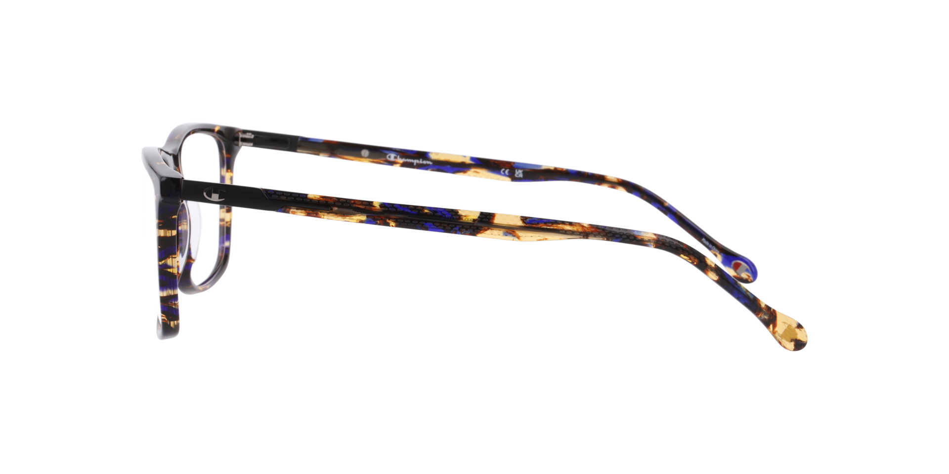 Cucrosby Blue AcetateEyeglass Frames for Glasses Direct, Side View
