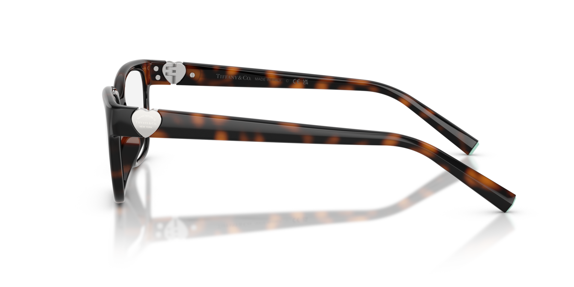 TF2286D Havana PlasticEyeglass Frames for Glasses Direct, Side View