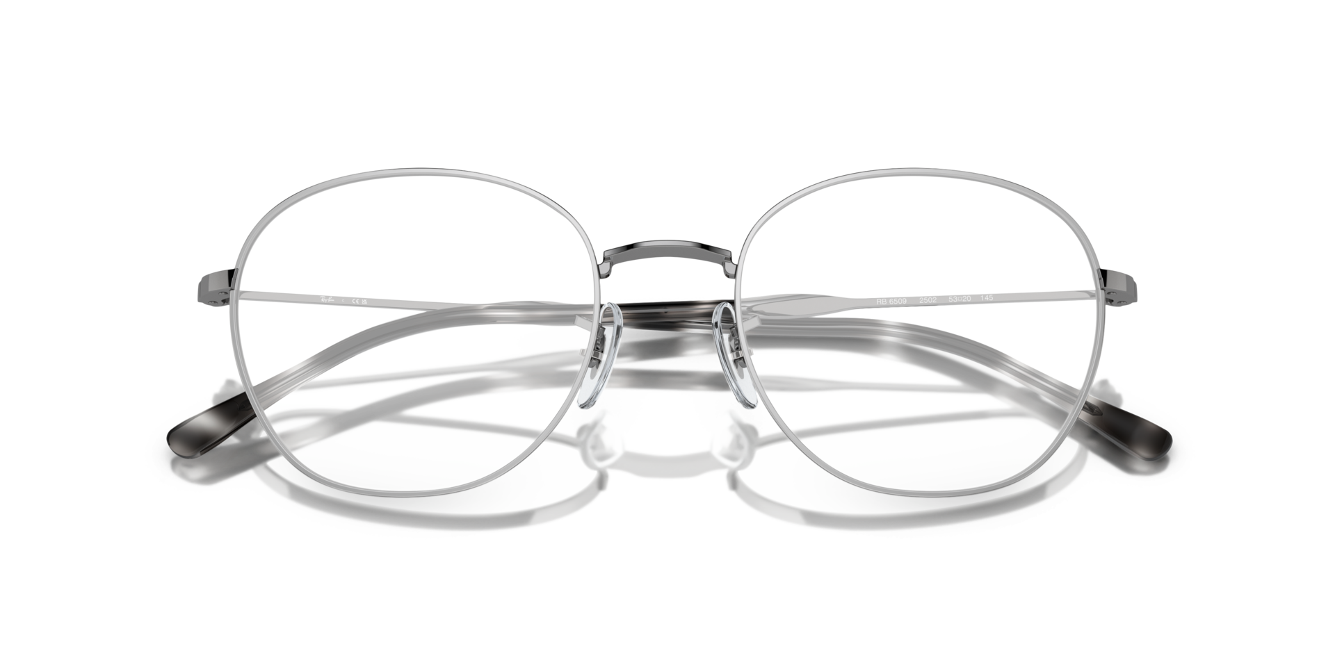 RB6509 Gunmetal MetalEyeglass Frames for Glasses Direct, Closed View
