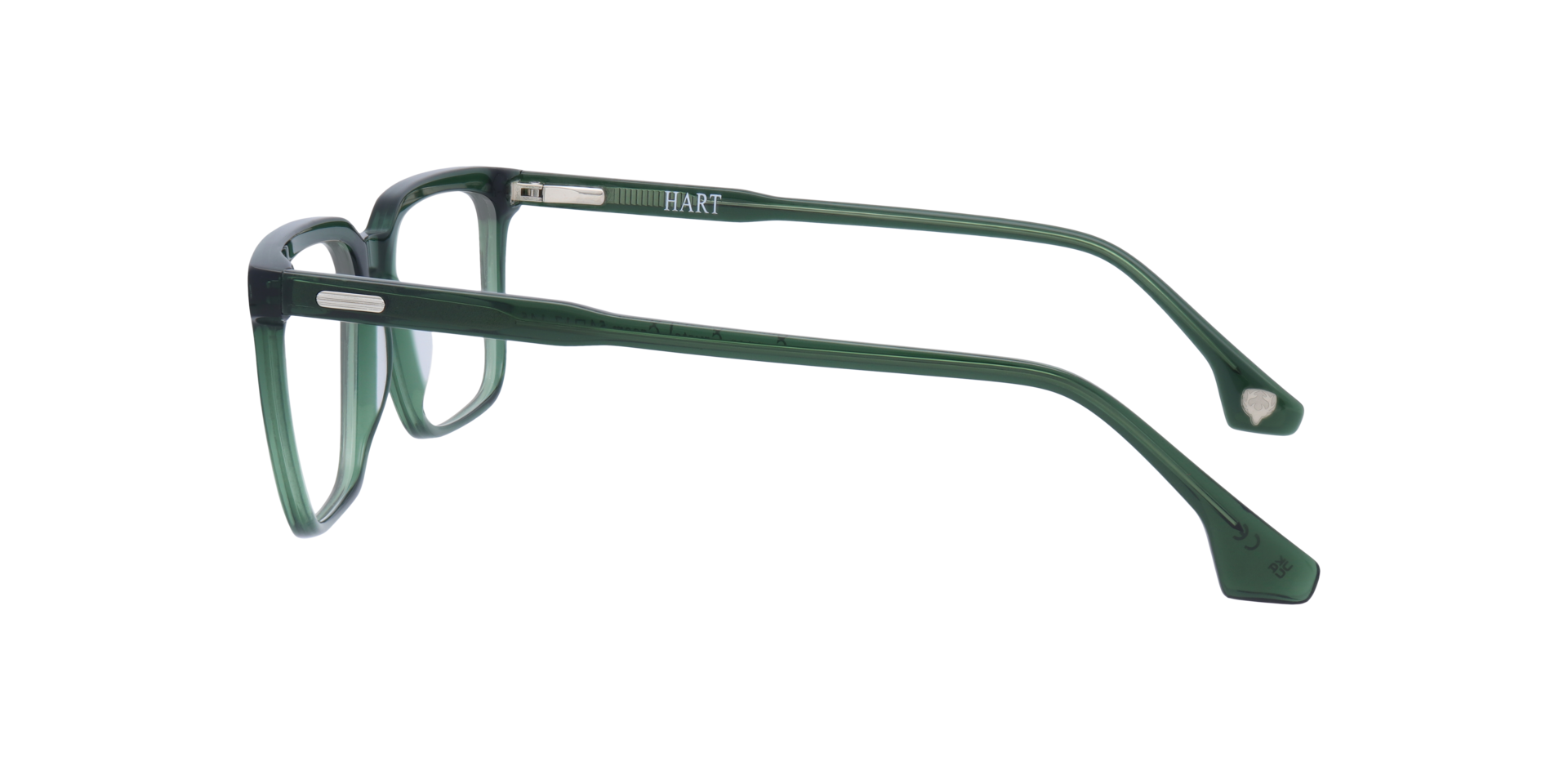Gunner Crystal Green AcetateEyeglass Frames for Glasses Direct, Side View