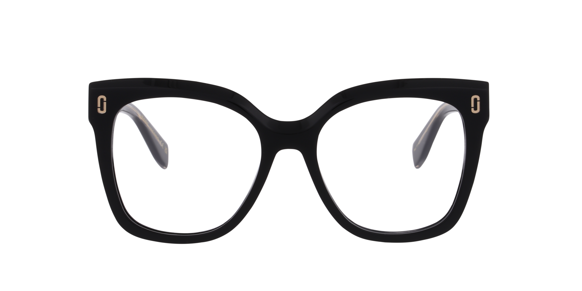 MJ 1142 Black AcetateEyeglass Frames for Glasses Direct, Front View