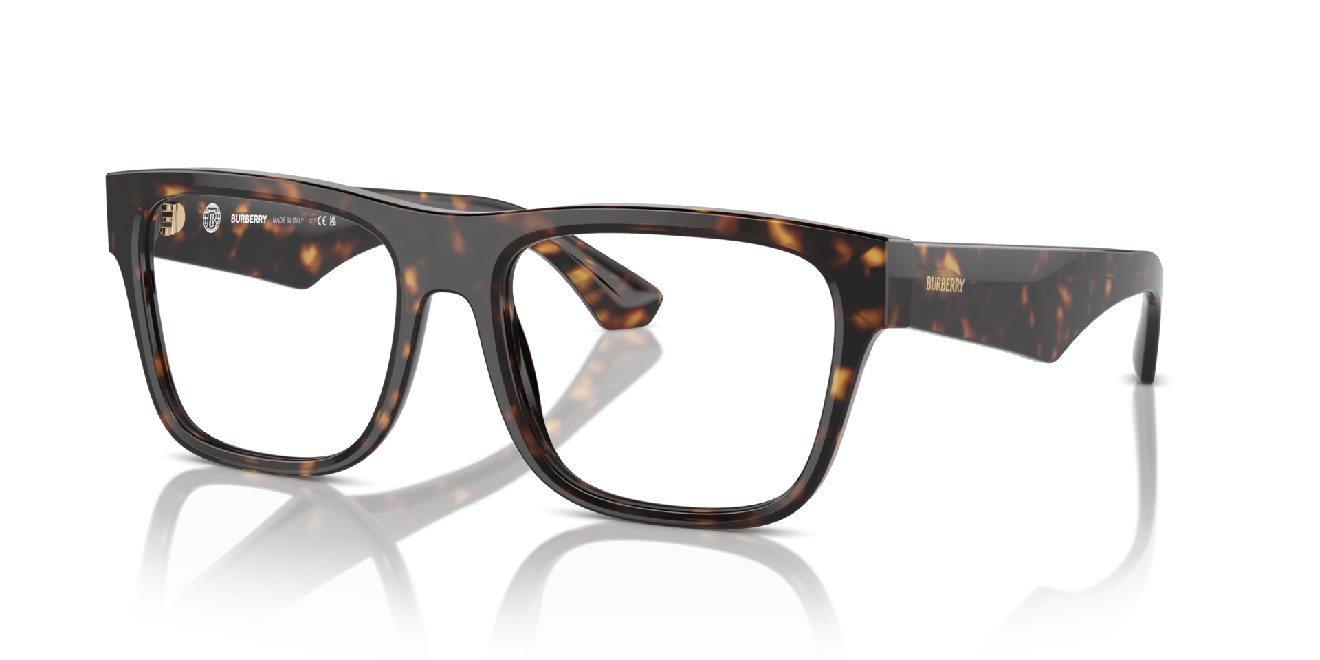 BE2411 Dark Havana AcetateEyeglass Frames for Glasses Direct, Angle View