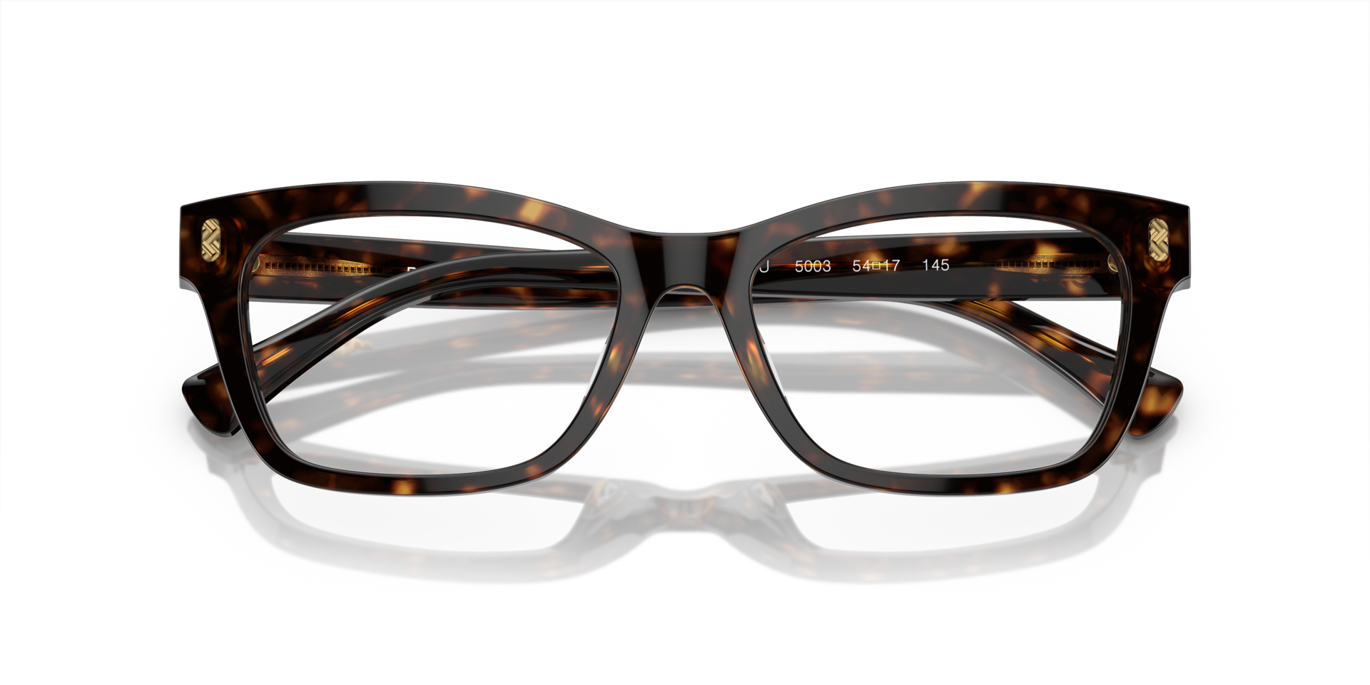 RA7154U Shiny Dark Havana AcetateEyeglass Frames for Glasses Direct, Closed View