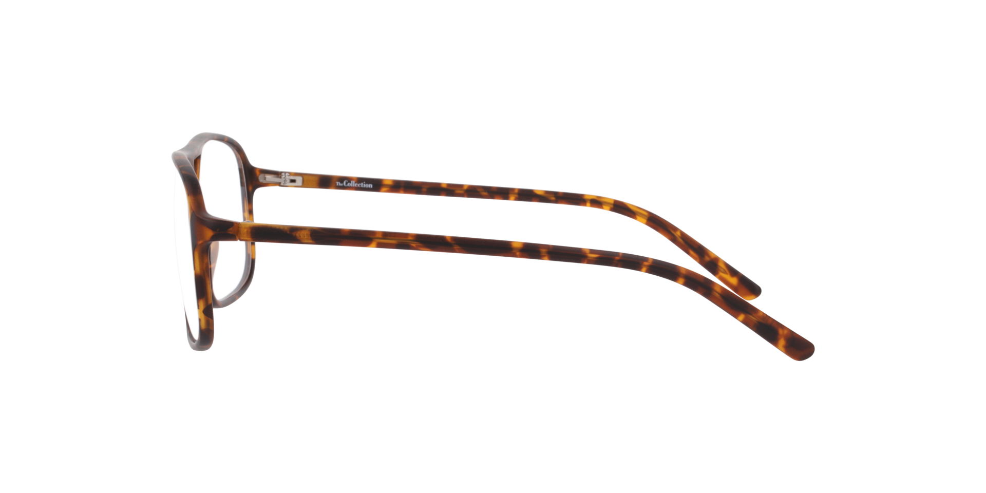 Matthew Havana Brown PlasticEyeglass Frames for Glasses Direct, Side View