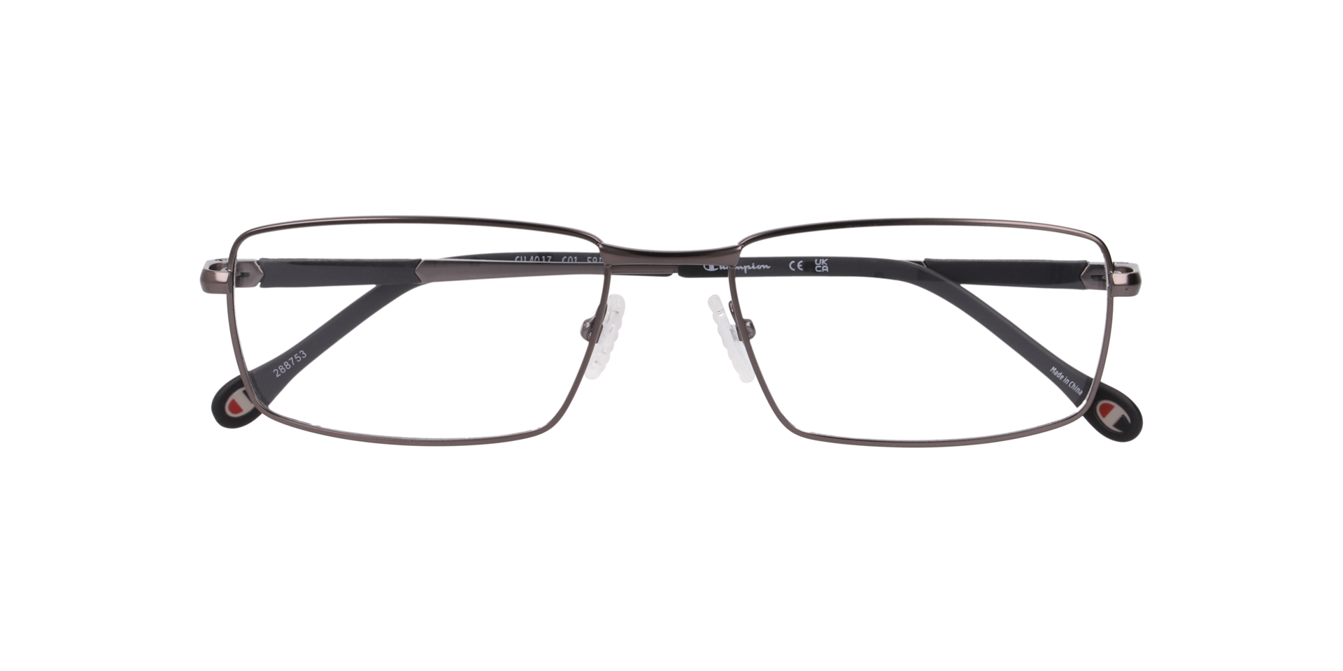 Cu4013 Gunmetal MetalEyeglass Frames for Glasses Direct, Closed View