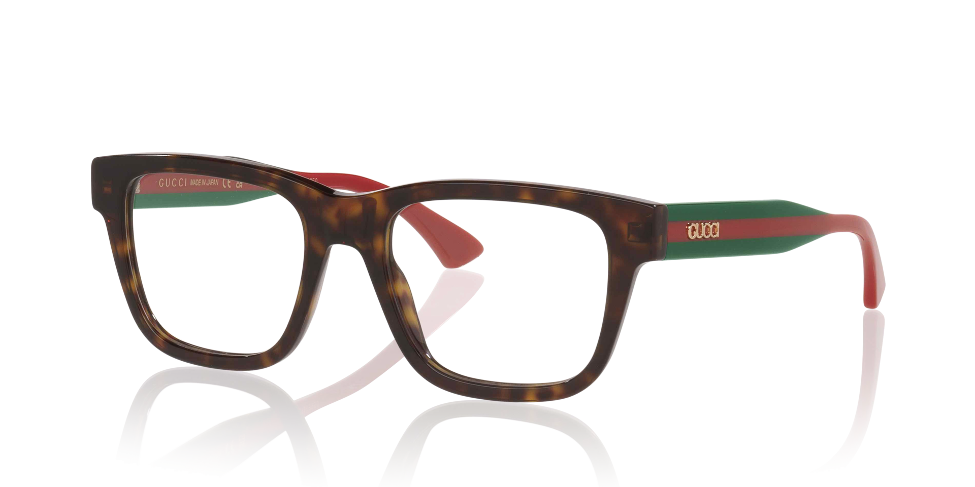 GG1870O Tortoise AcetateEyeglass Frames for Glasses Direct, Angle View