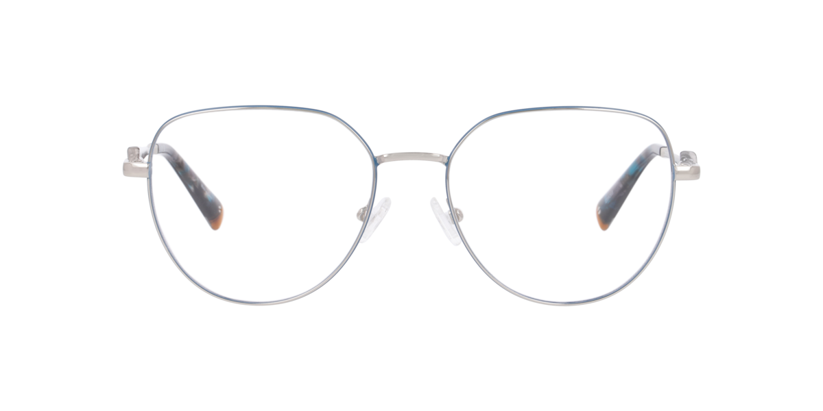 Champion Women's Silver Round Metal Eyeglasses Online - Full Rim - Cuemi