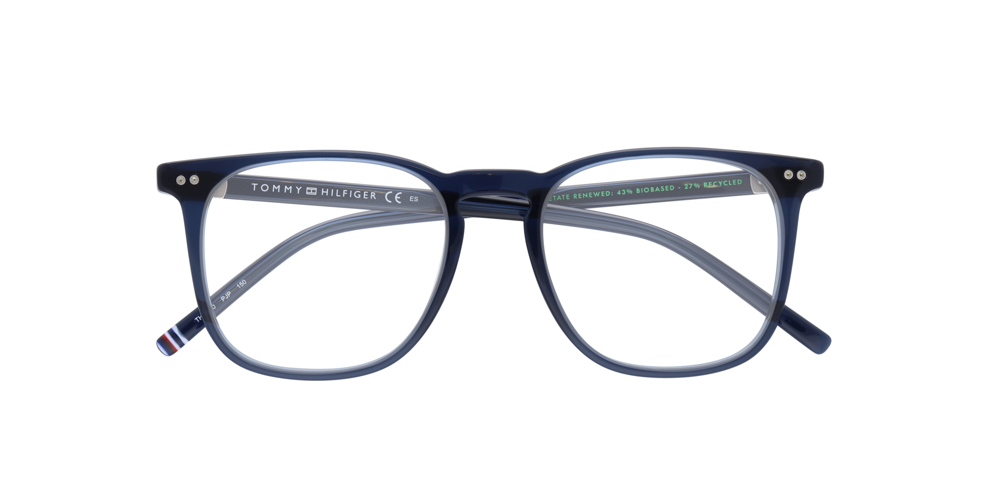 TH 1940 Blue AcetateEyeglass Frames for Glasses Direct, Closed View