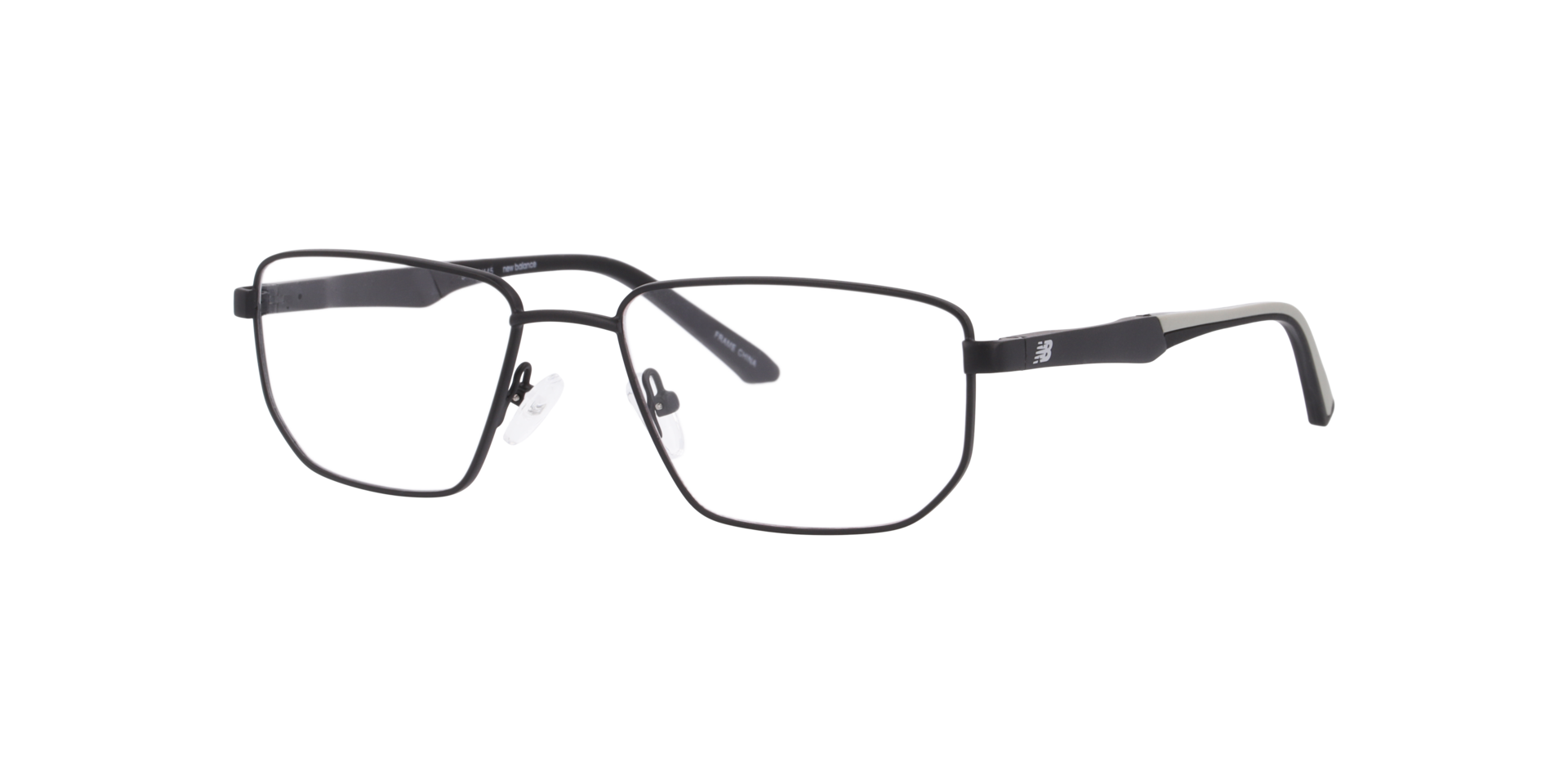 Nb4190 Black MetalEyeglass Frames for Glasses Direct, Angle View