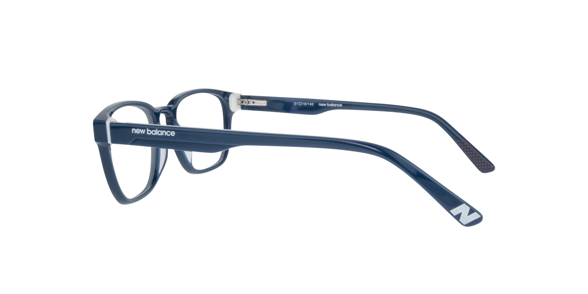 NB4165 Blue AcetateEyeglass Frames for Glasses Direct, Side View