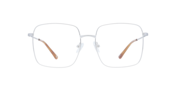 Shiny Silver Azalea -  Metal Glasses